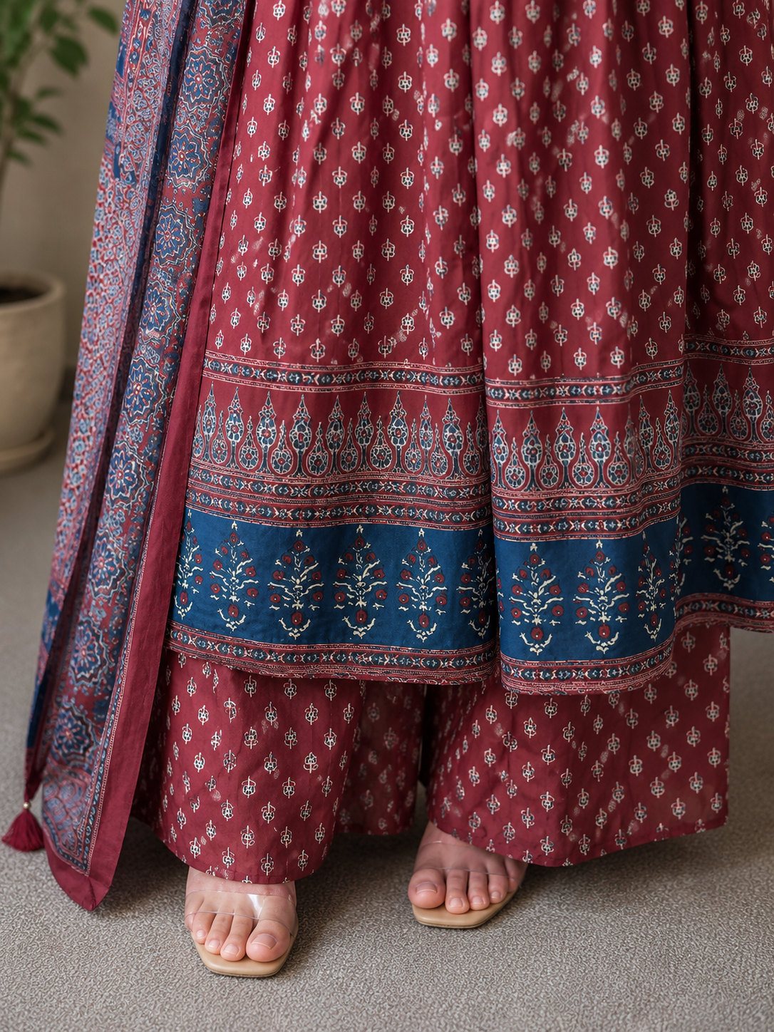 Mehrang Heritage Anarkali Suit Set