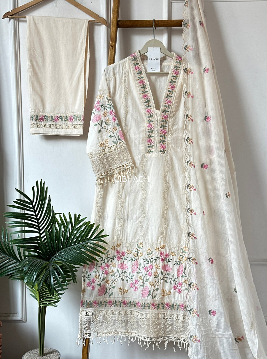 Mehrzadi Luxe Embroidered Pakistani Suit Set