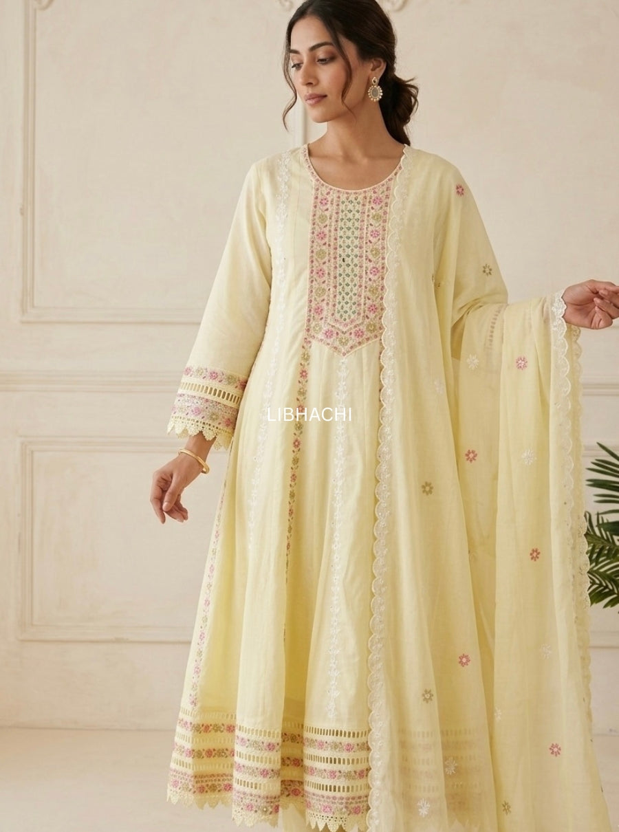 Ruhani Breeze Anarkali Suit Set