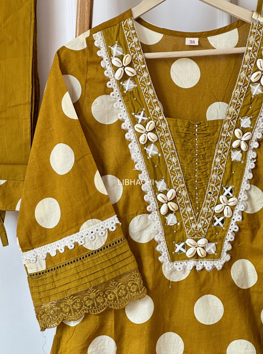 Mustard Moon Charm Suit Set
