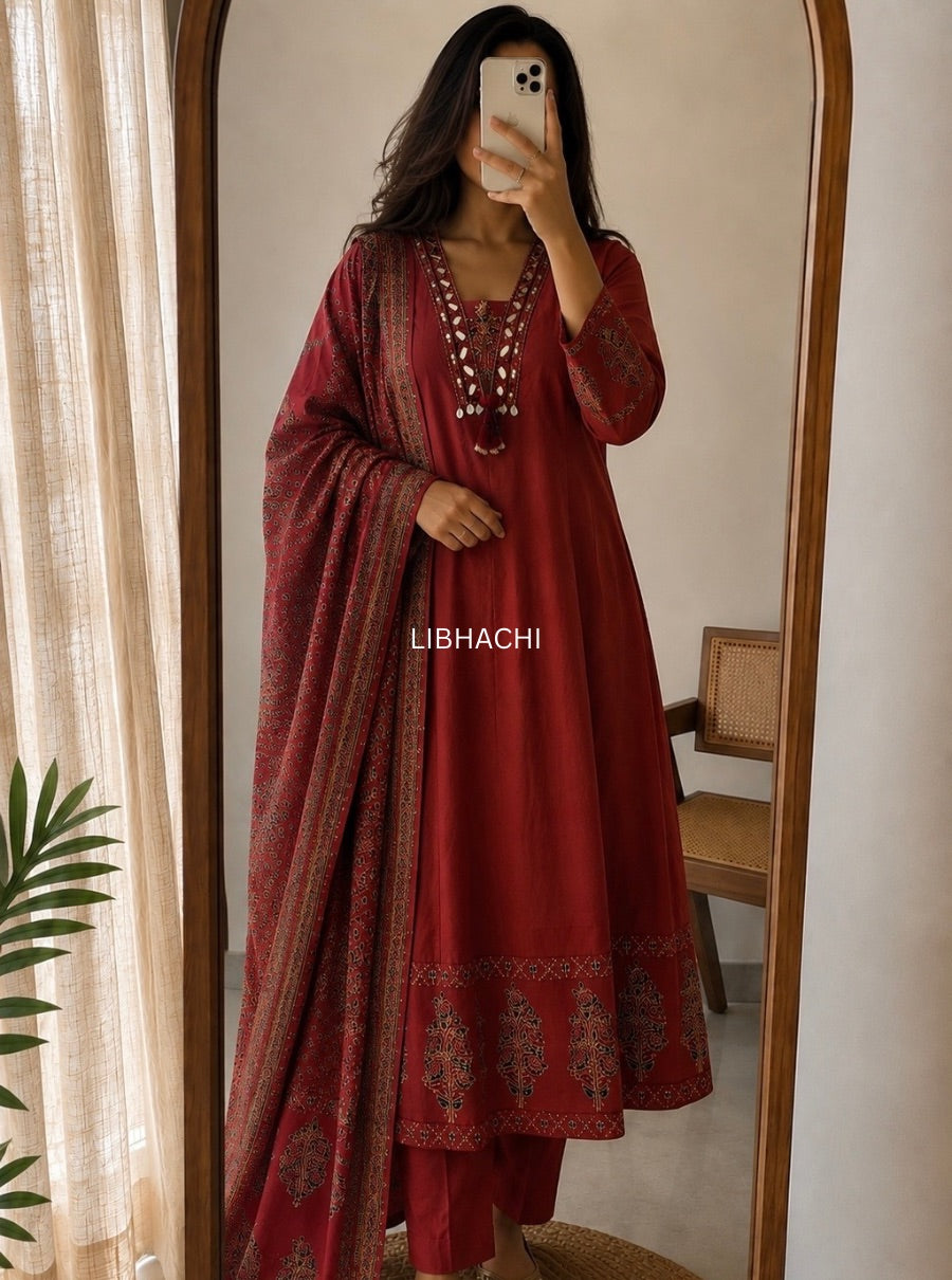 Aarzoo Heritage Anarkali Suit Set