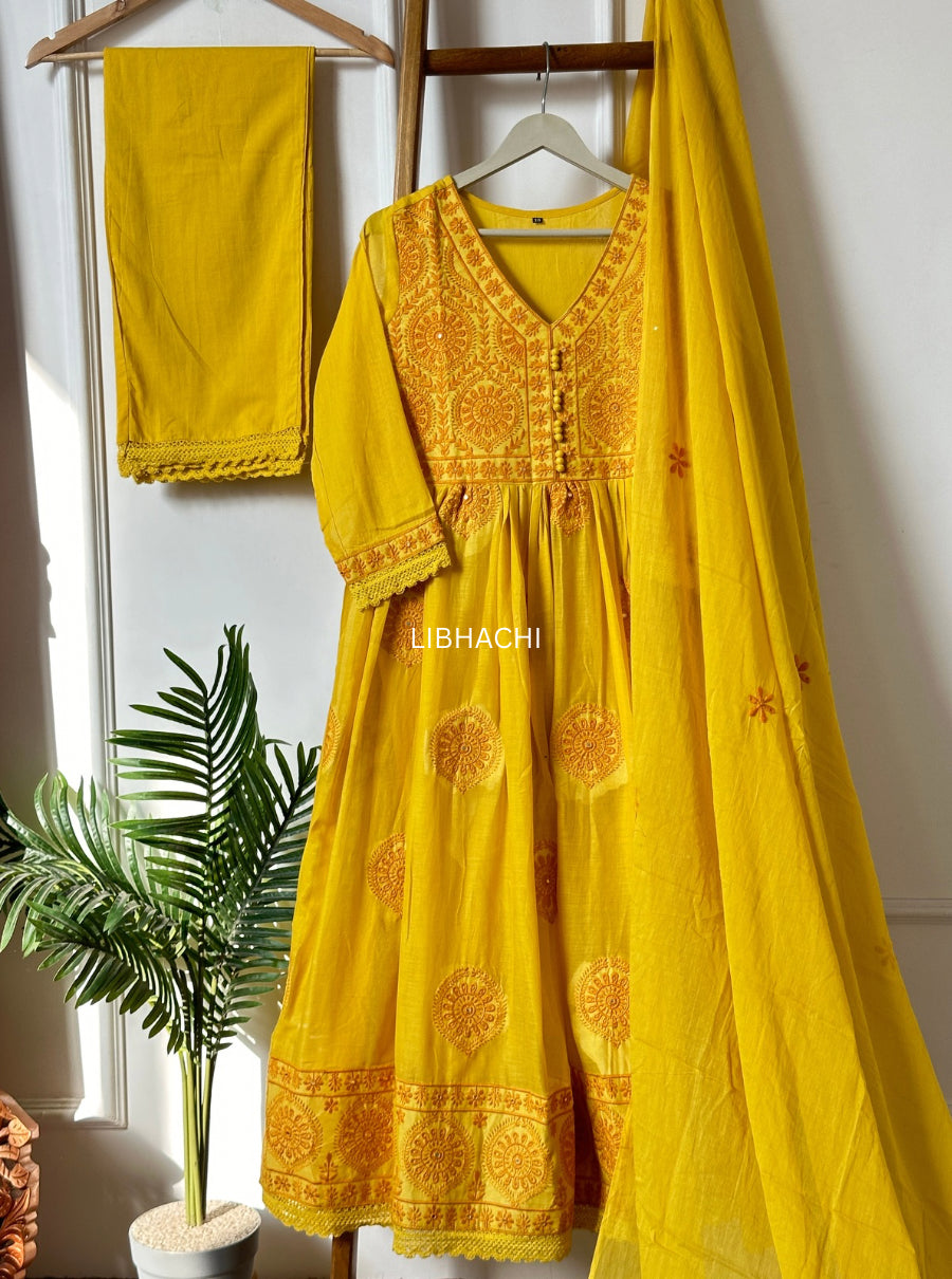 Noorika Lucknow Chikankari Suit Set