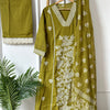Zyra Bloom Embroidered Cotton Suit Set