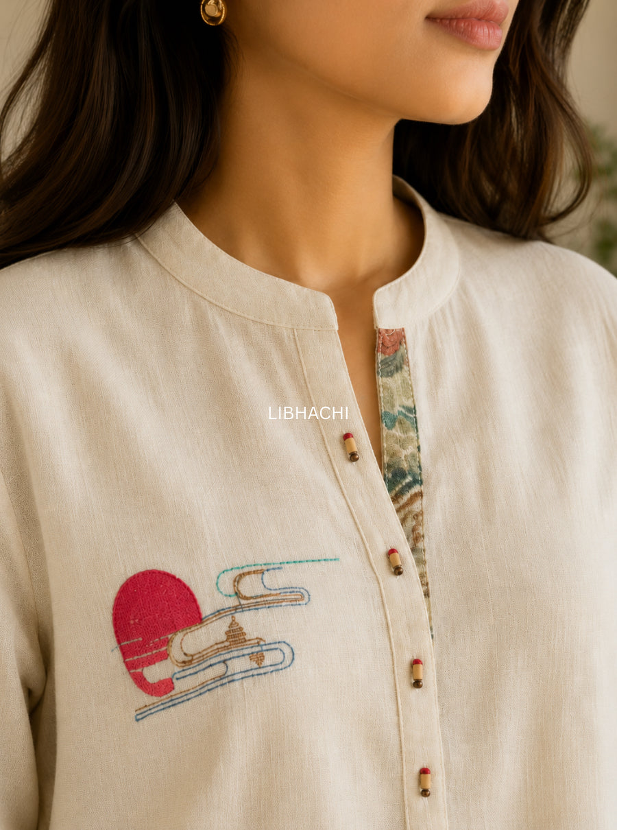Birdsong Bliss linen co ord set