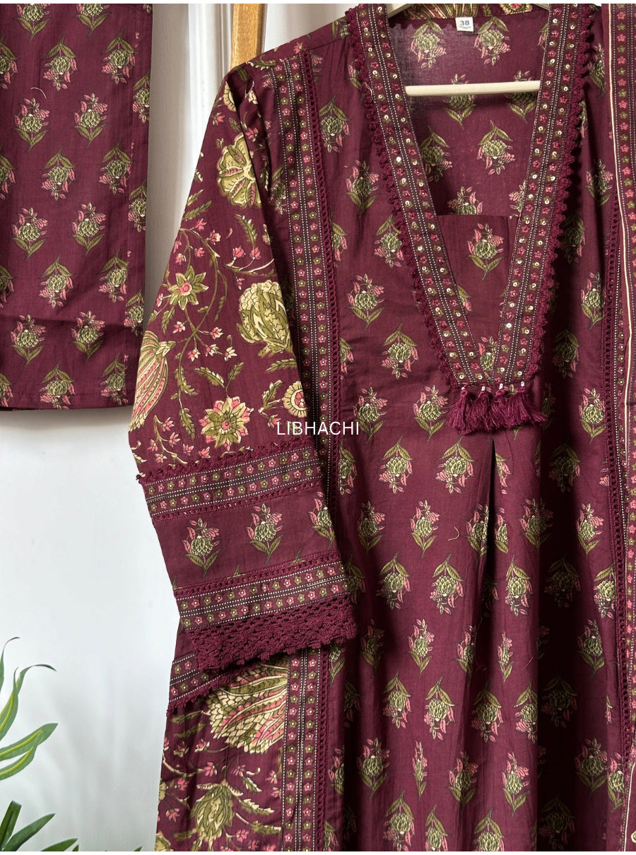 Printed front pocket