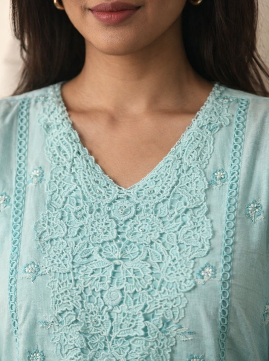 Pastel story pakistani suit set