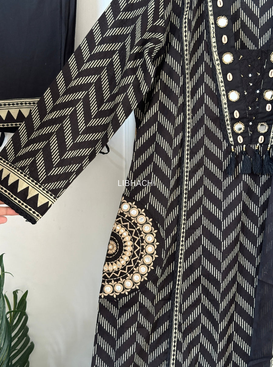 Midnight Nazar Kurta Set