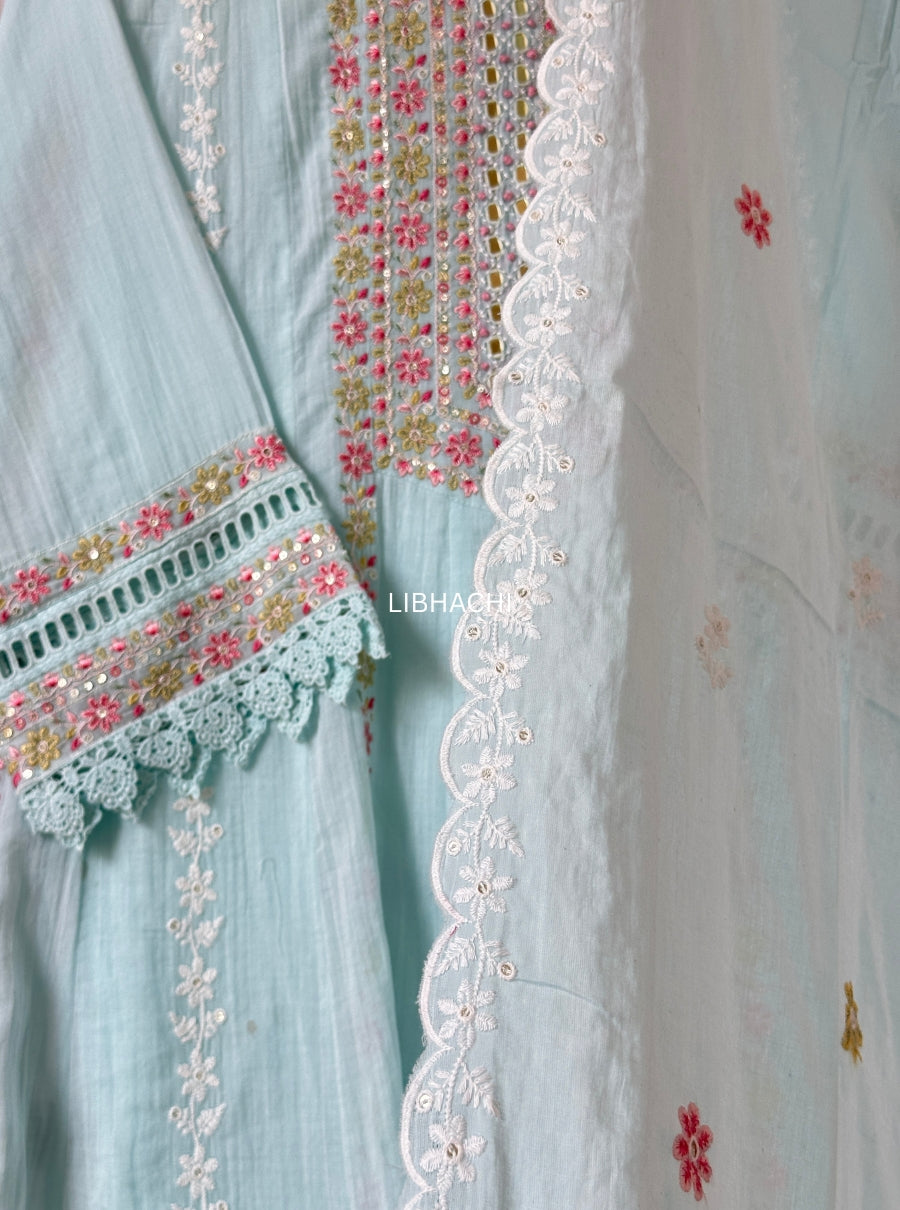 Ruhani Breeze Anarkali Suit Set