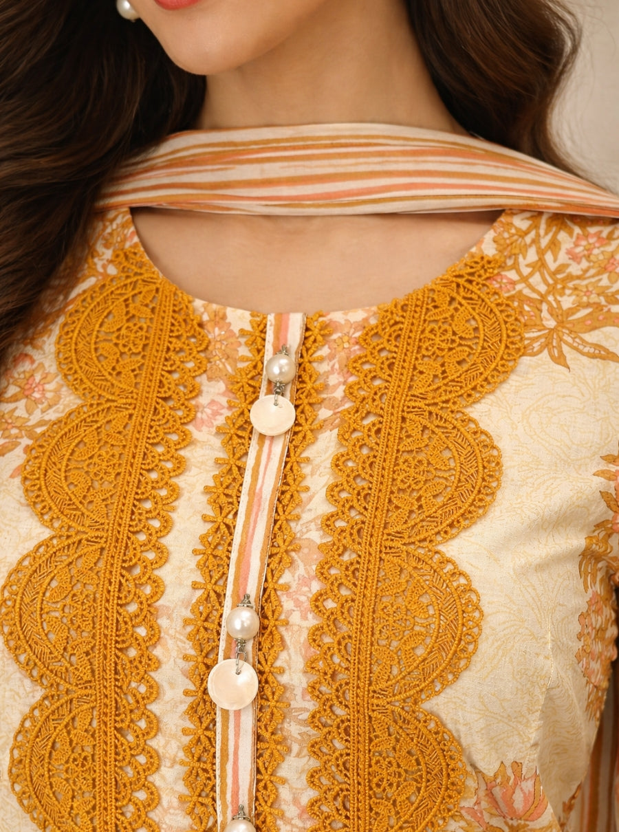 Tarini Tones Hand Block Printed Suit Set