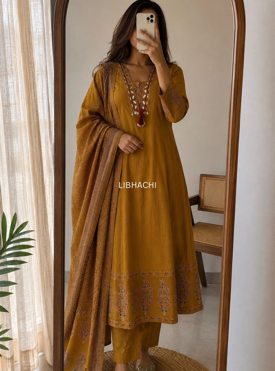 Aarzoo Heritage Anarkali Suit Set