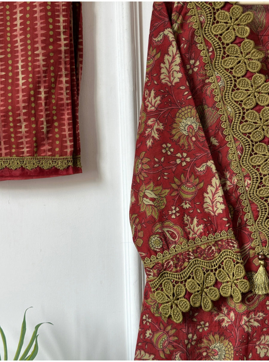Zeenat Lace Heritage Set