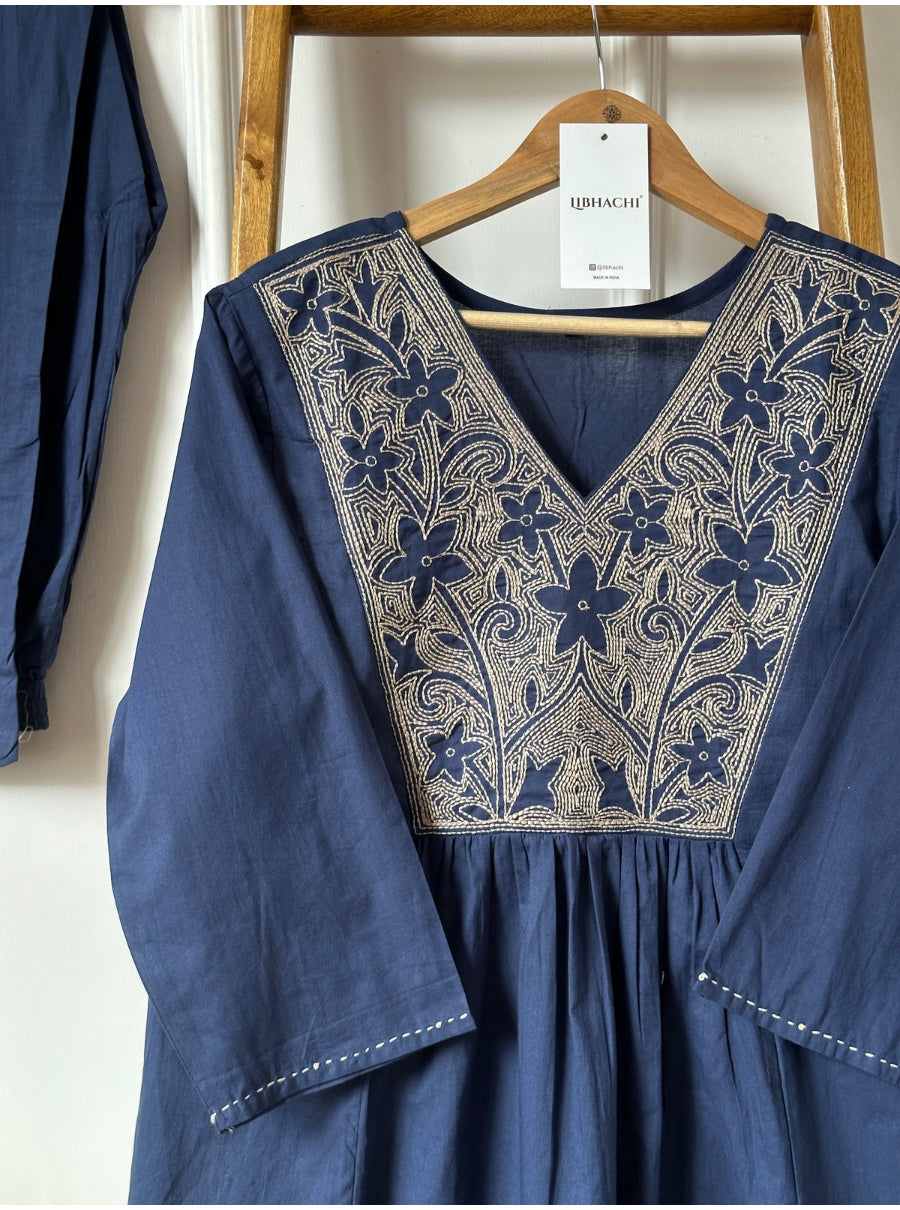 Aafreen Embroidered Flared Suit Set