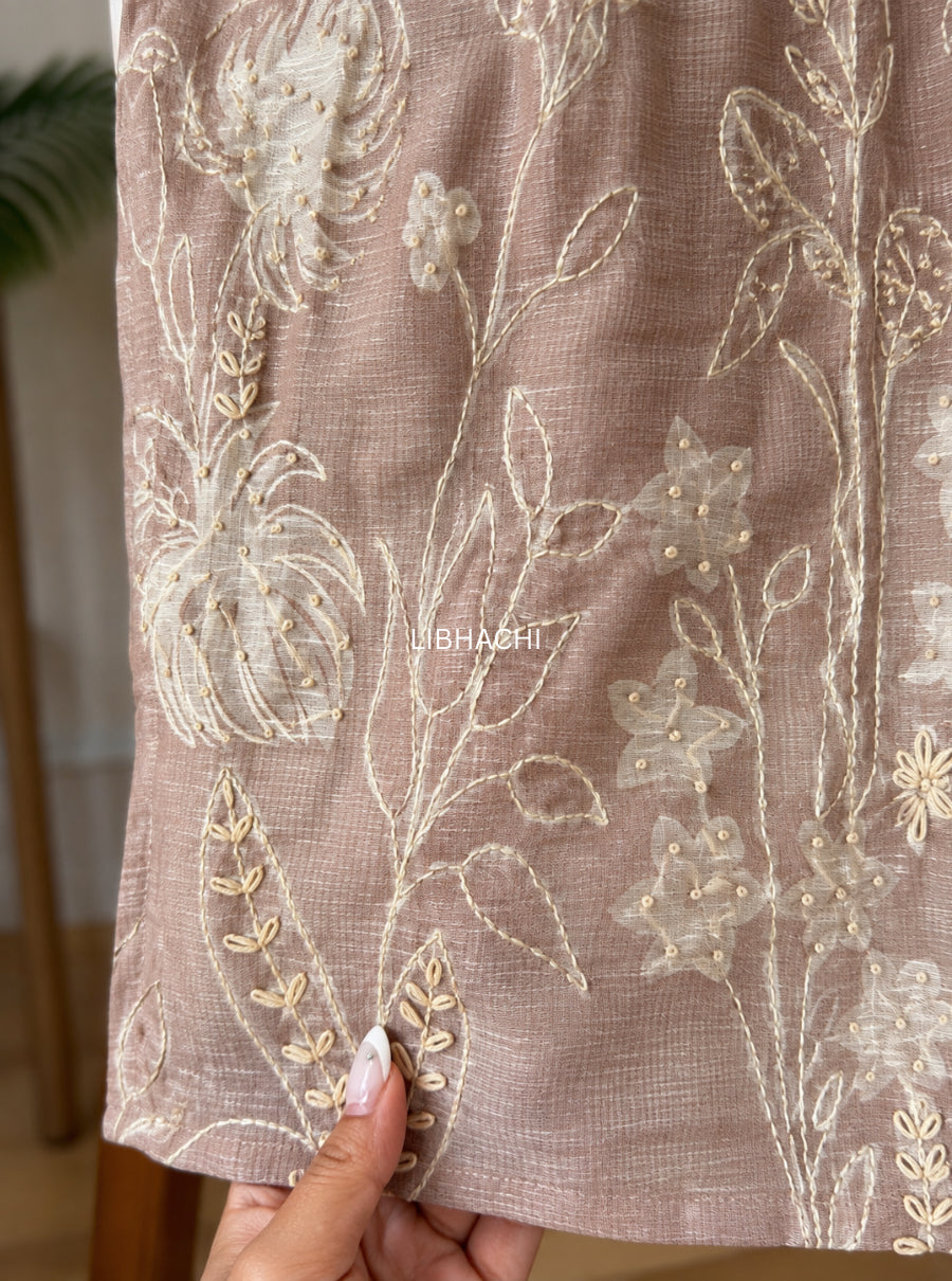 Elan Botanica Linen Suit Set