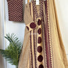 Raya Ajrakh Side-Cut Suit Set