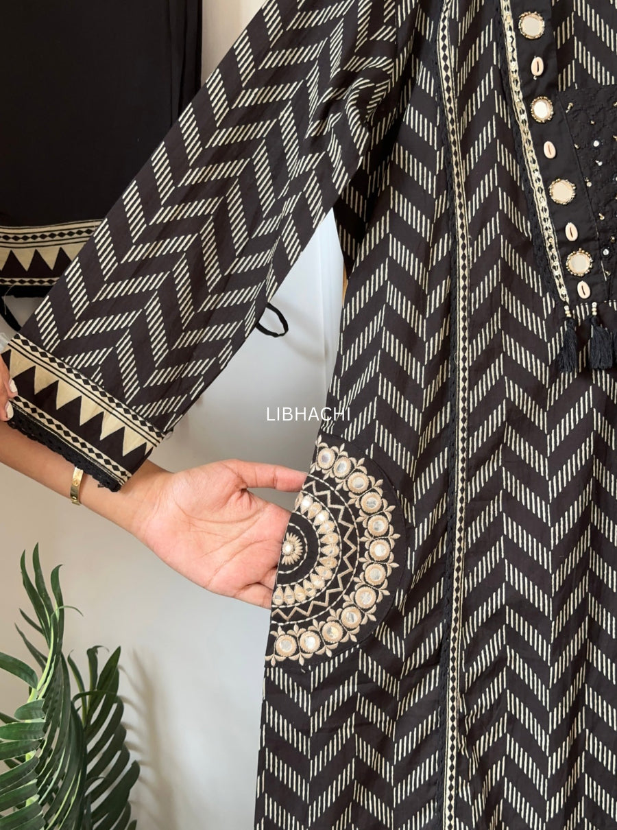 Midnight Nazar Kurta Set