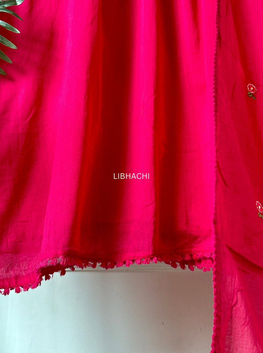 Noorva Mul Cotton Mirror Suit Set
