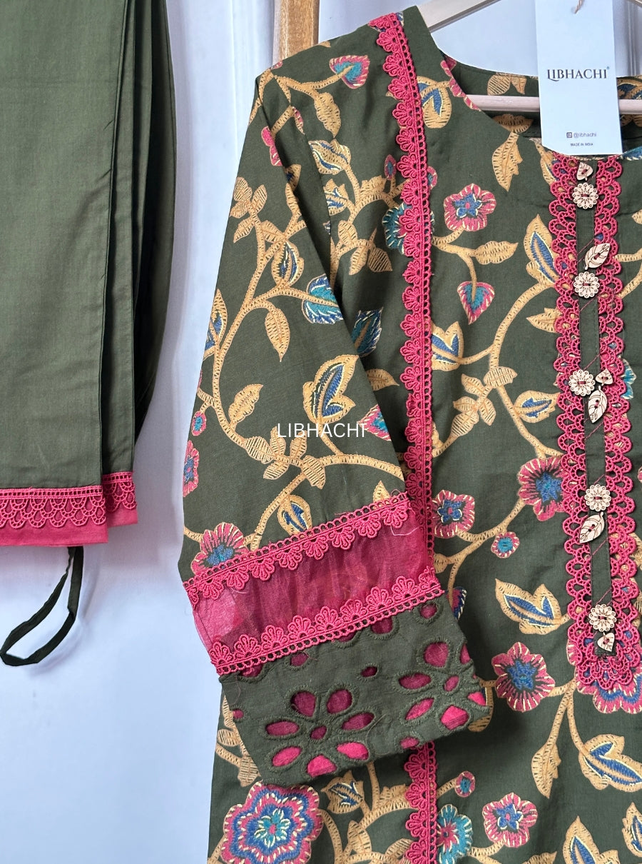 Vanya phool pakistani suit set