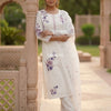 Blush Bloom Embroidered Kurta Set