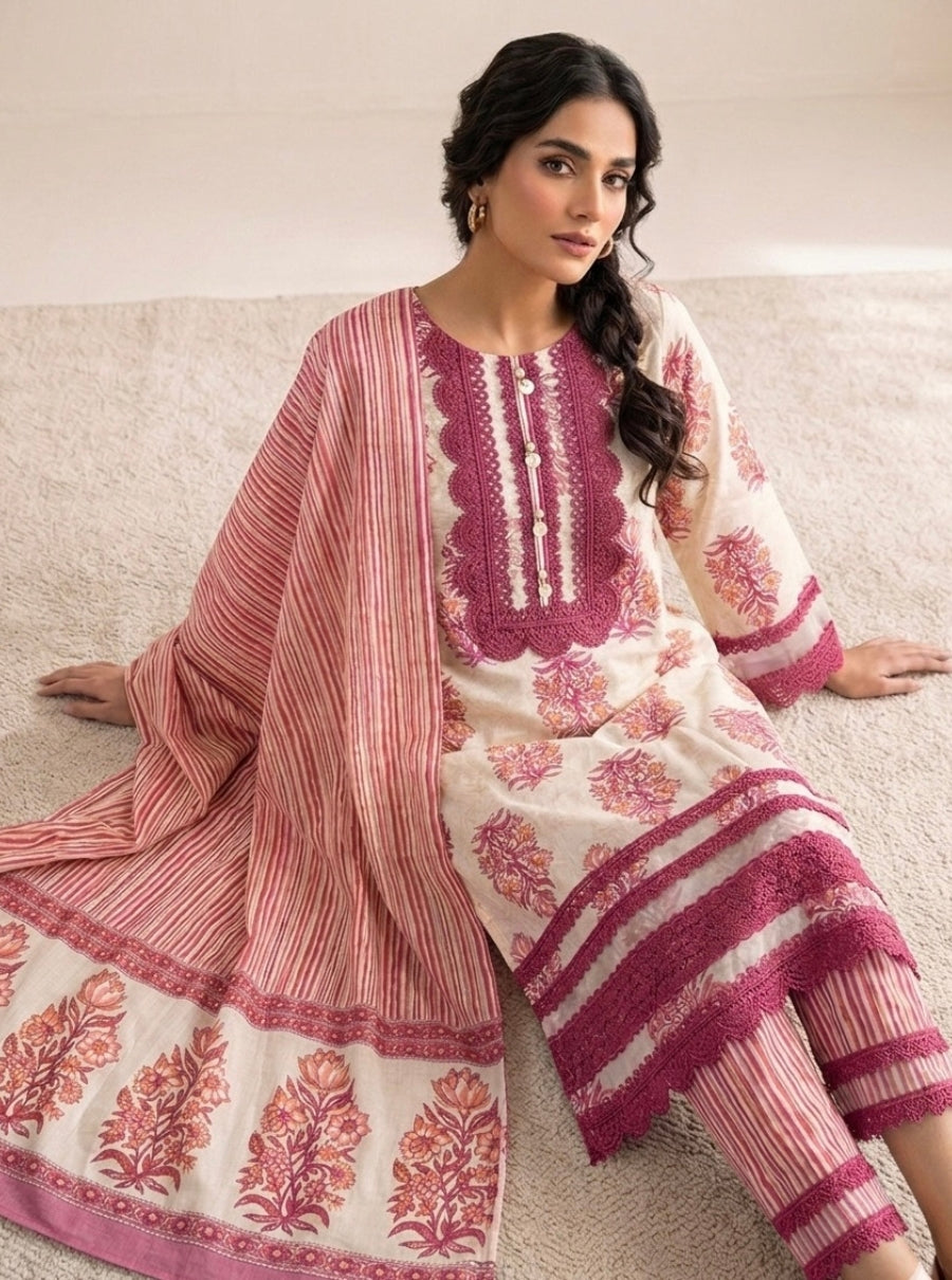 Tarini Tones Hand Block Printed Suit Set