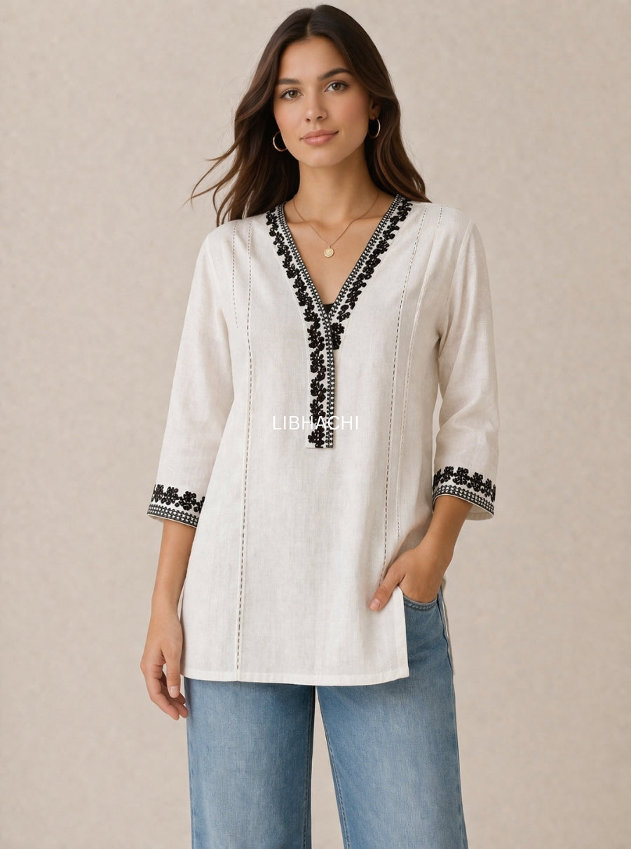Aarika Threads Cotton Tops