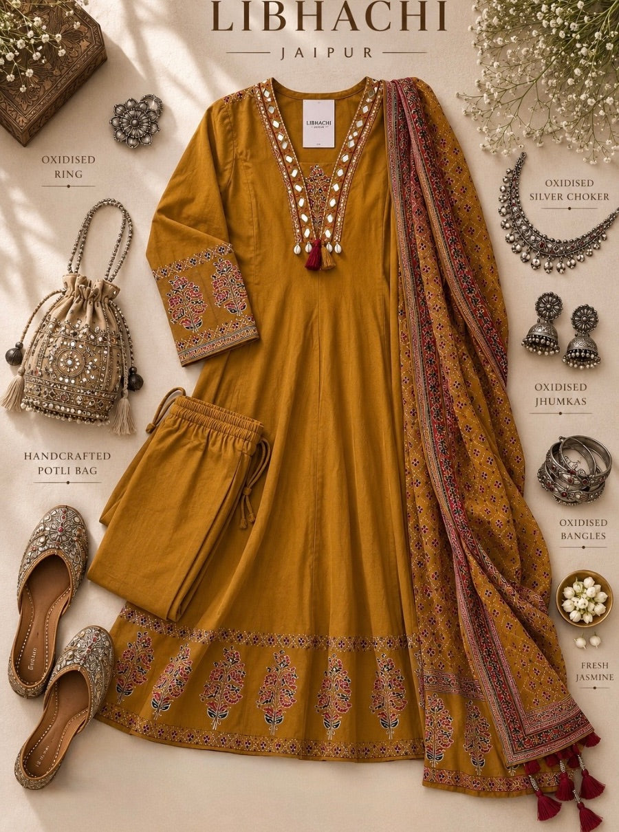 Aarzoo Heritage Anarkali Suit Set