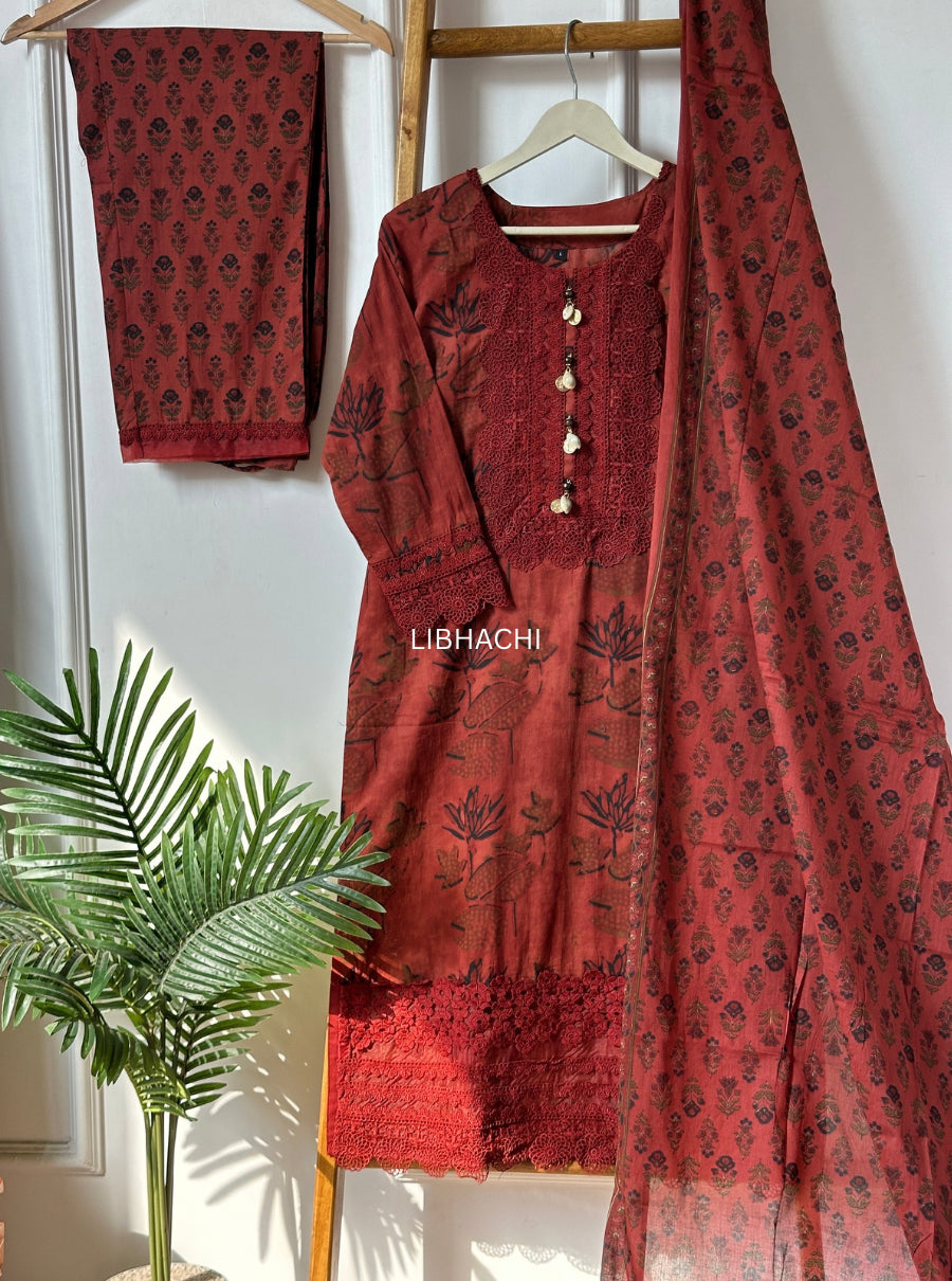 Mehveen pakistani suit set