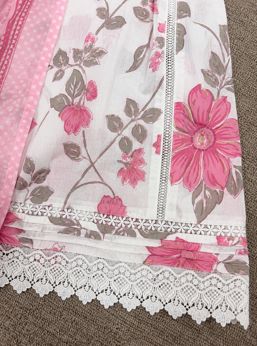 Blush & Breeze – Lace-Embellished Farshi Salwar Suit Set