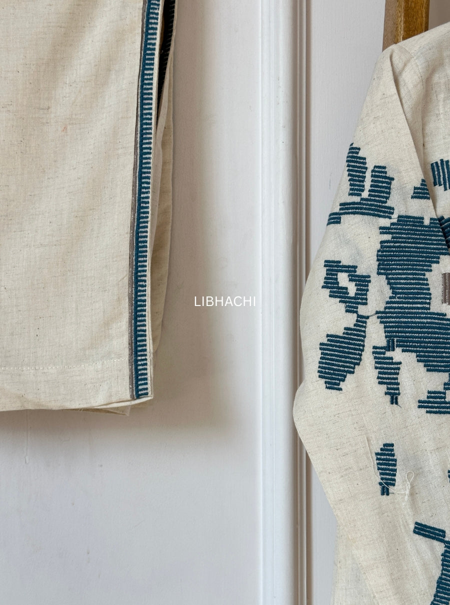 Gulposh Loom Co-ord Set