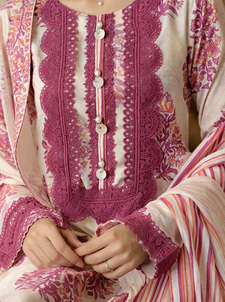 Tarini Tones Hand Block Printed Suit Set