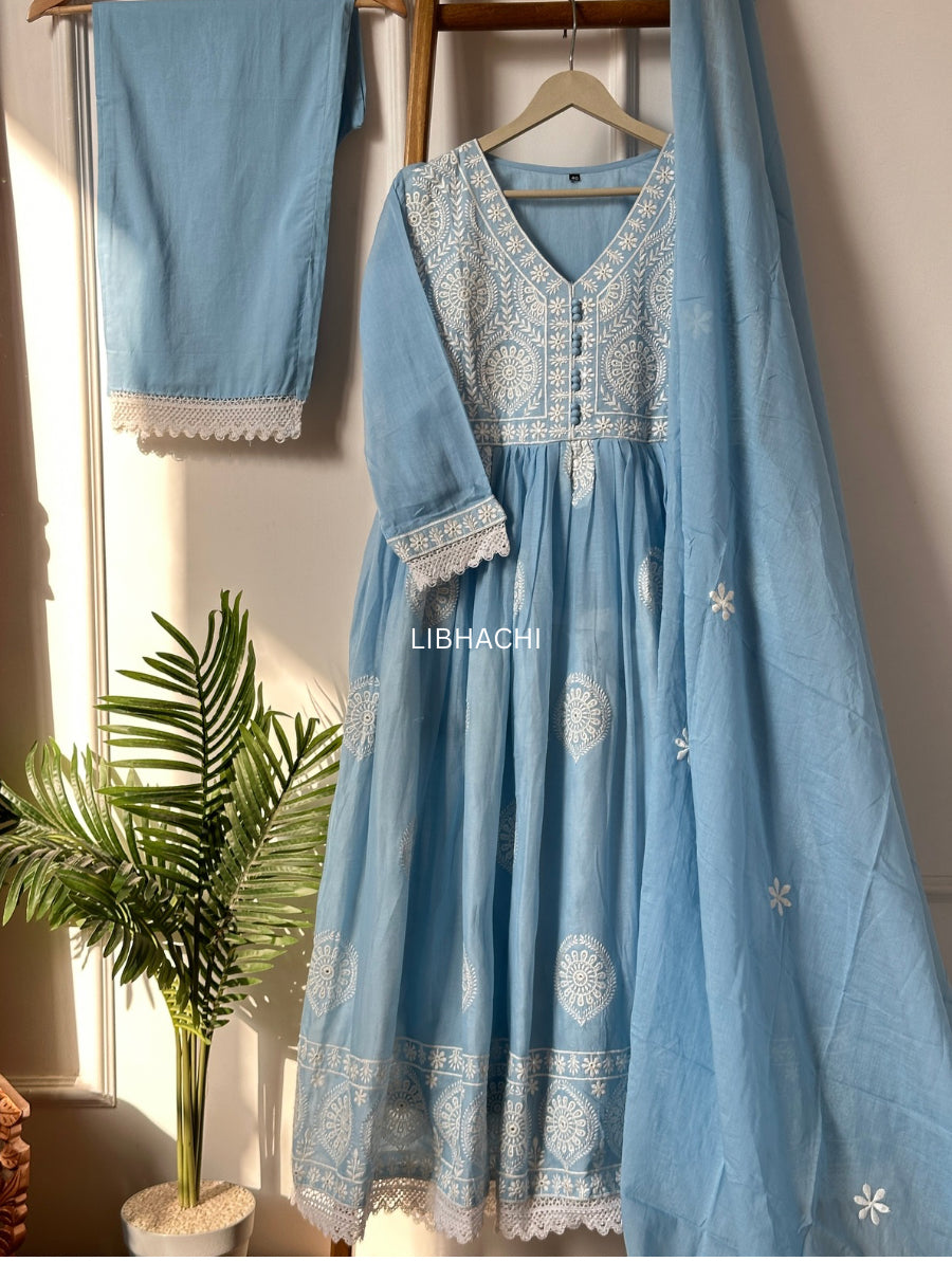Noorika Lucknow Chikankari Suit Set