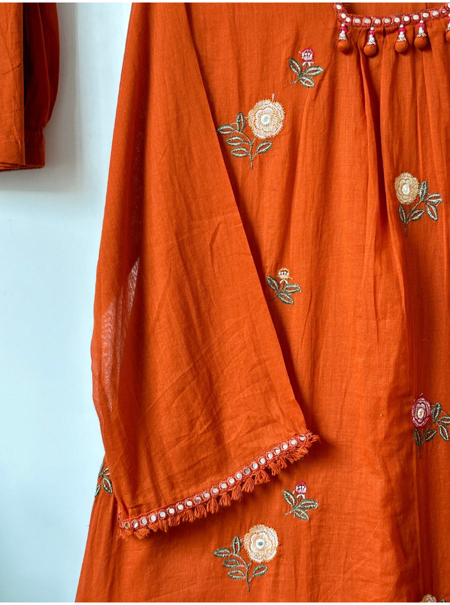 Noor bloom mul cotton suit set