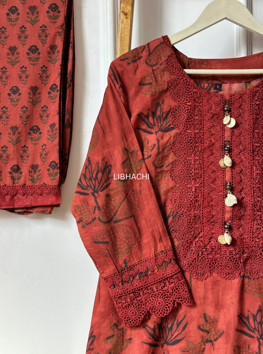 Mehveen pakistani suit set