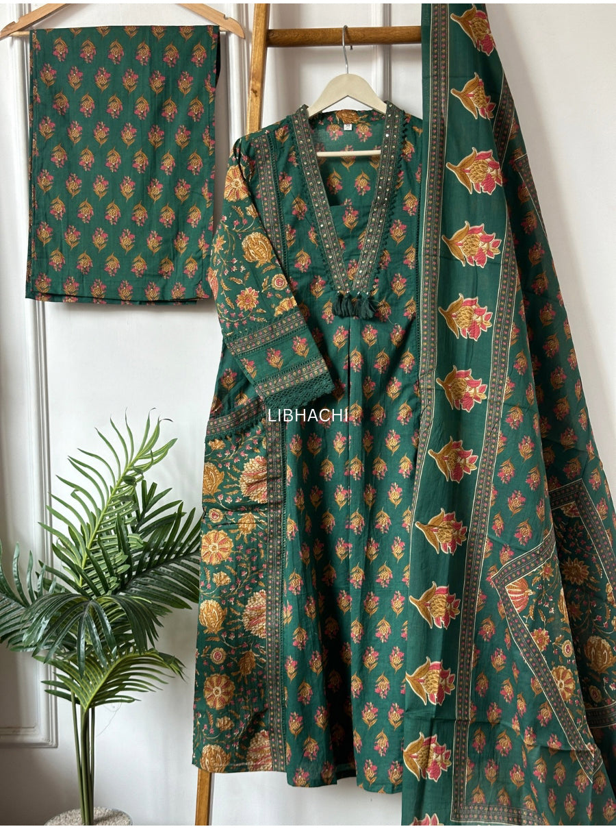 Printed front pocket