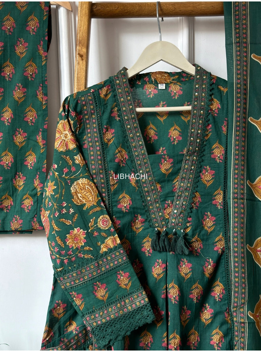 Printed front pocket