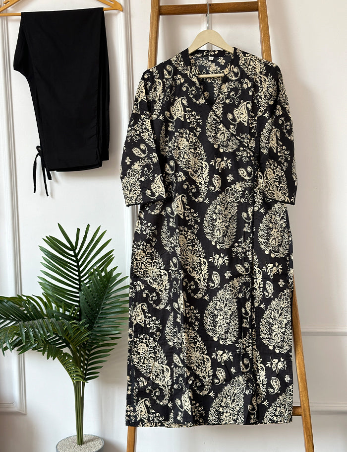 Libhachi Printed Angrakha Suit Set 10