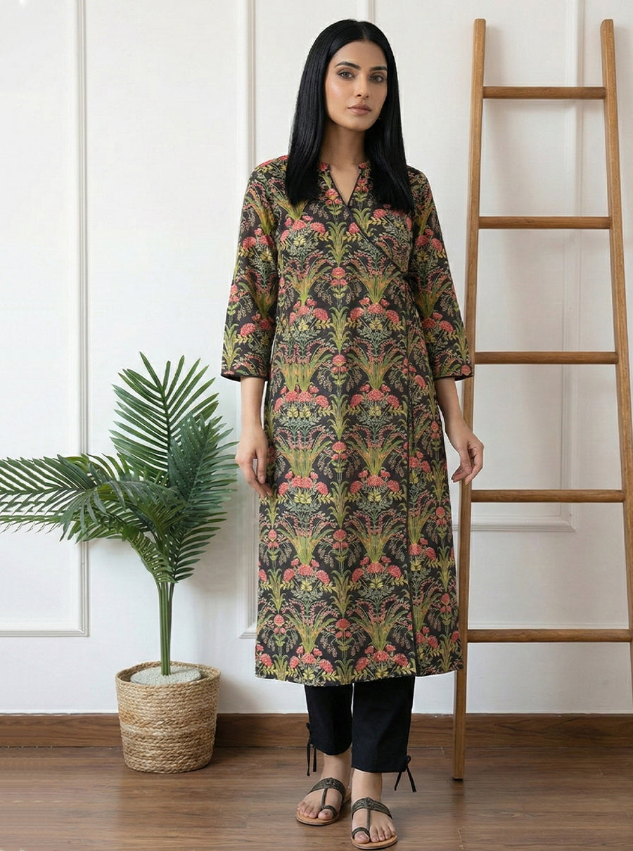 Libhachi Printed Angrakha Suit Set 14