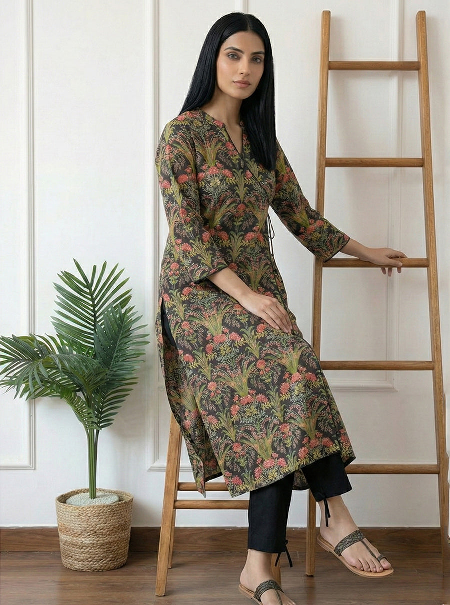 Libhachi Printed Angrakha Suit Set 14