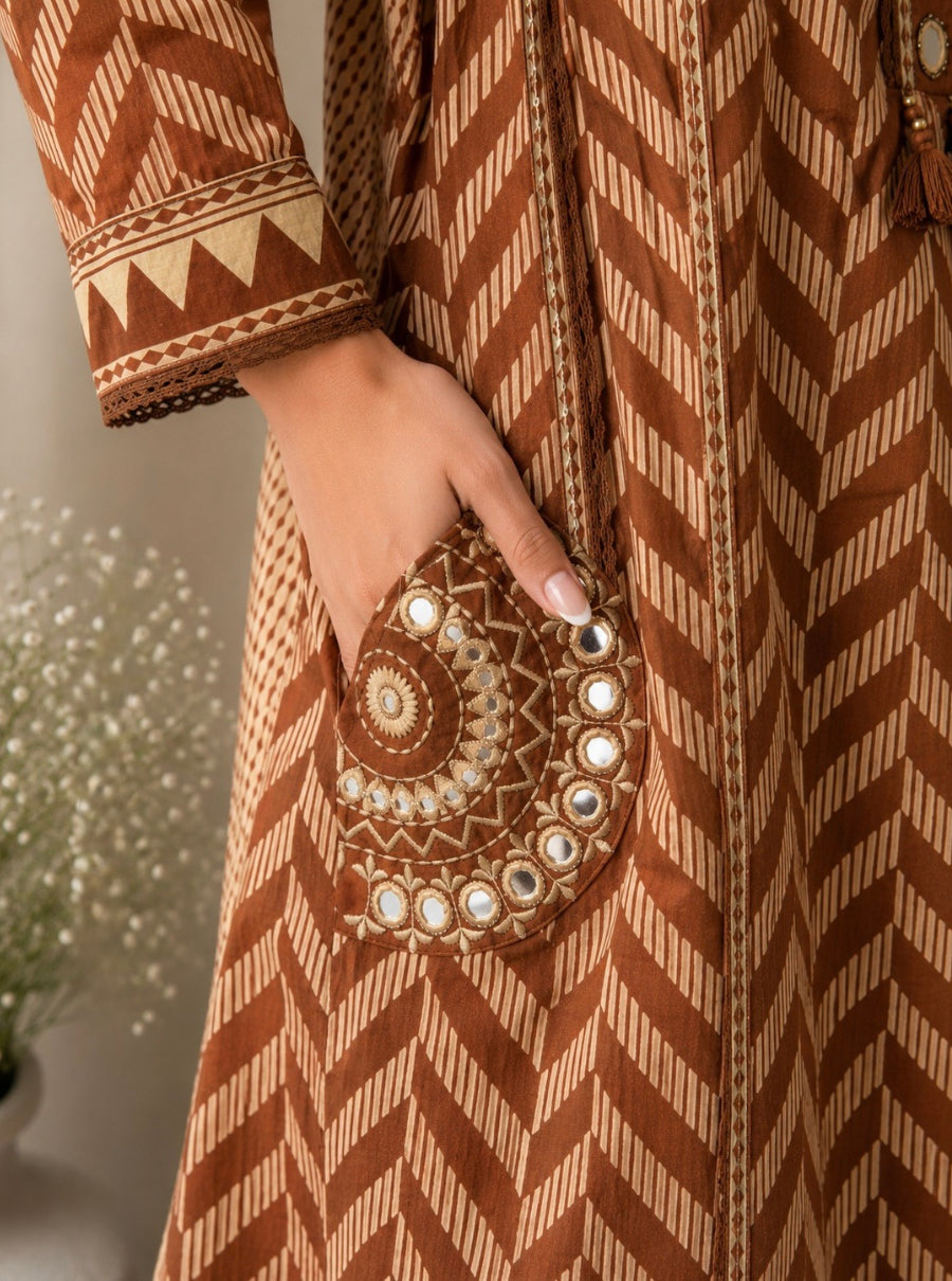 Pankhudi Embroidered Pocket Suit Set