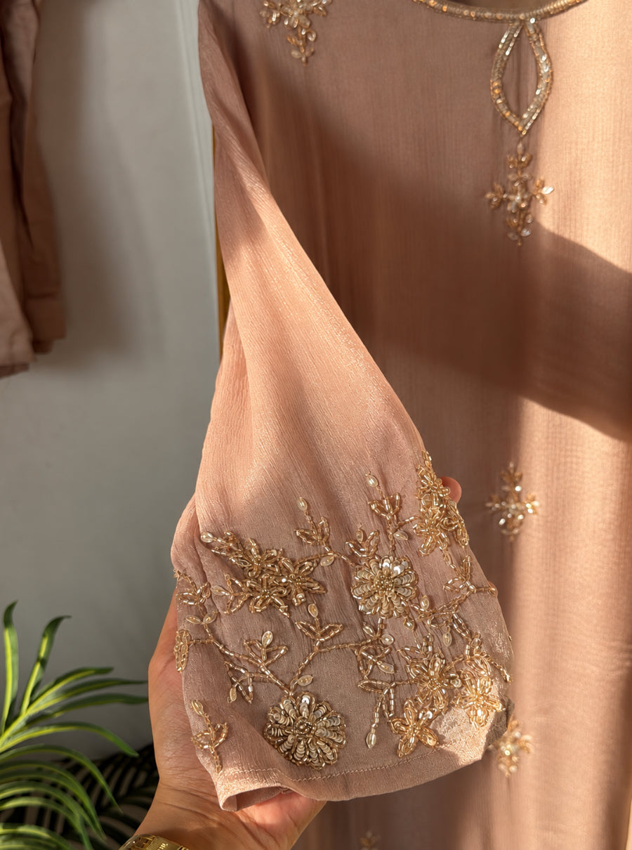 Anaya Zardozi Chinon Suit Set