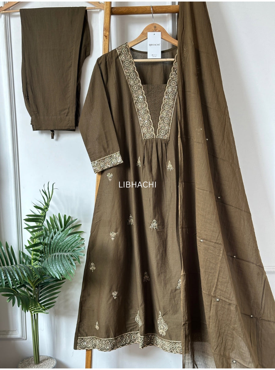 Zari suit set