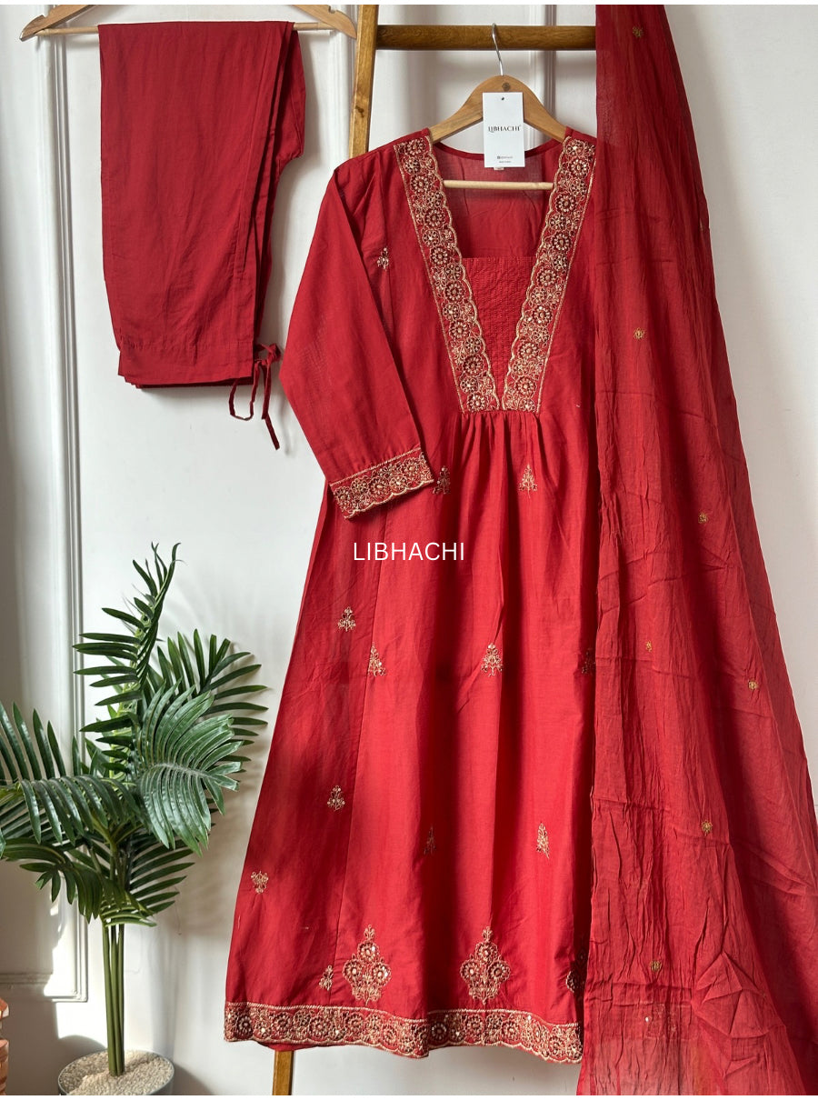 Zari suit set