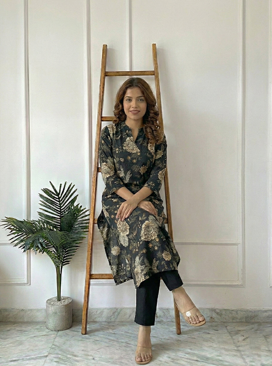 Libhachi Printed Angrakha Suit Set 10